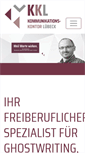 Mobile Screenshot of kommunikationskontor-luebeck.de